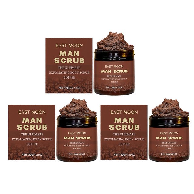 Men's Deep Cleansing Exfoliating Body Scrub, Roughness Skin Exfoliators Purifying Cleanser, for Smoother Skin