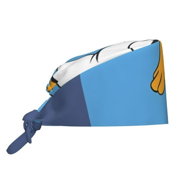 Gokiu Garfield for Women Scrub Caps Adjustable Working Cap Sweatband Tie Back Hat