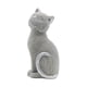 thumbnail image 5 of Estatua de gato, adorno de mesa, artesanía creativa coleccionable, figura decorativa Plata, 5 of 9