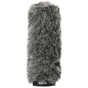 Movo Photo WS-G300 Furry Rigid Windscreen for Microphones up to 11.8" Long and 18-23mm in Diameter, Dark Gray