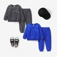thumbnail image 7 of PatPat 2pcs Toddler Boy Casual Letter Set, 7 of 7