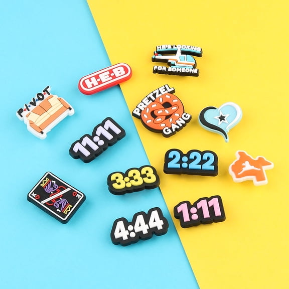 Cute PVC Shoe Charms for Wristband Bracelet for Kids and Teens Gifts