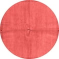 thumbnail image 1 of Ahgly Company Indoor Round Abstract Red Modern Area Rugs, 5' Round, 1 of 4