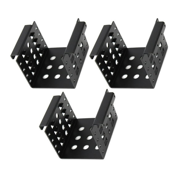 3x 4Bay 2.5 Pulgadas a 3.5 Pulgadas HDD Disco Duro Soporte Negro Sunnimix Caddy de disco duro