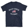 thumbnail image 1 of Valley Center California Patriot Men's Cotton T-Shirt, 1 of 1