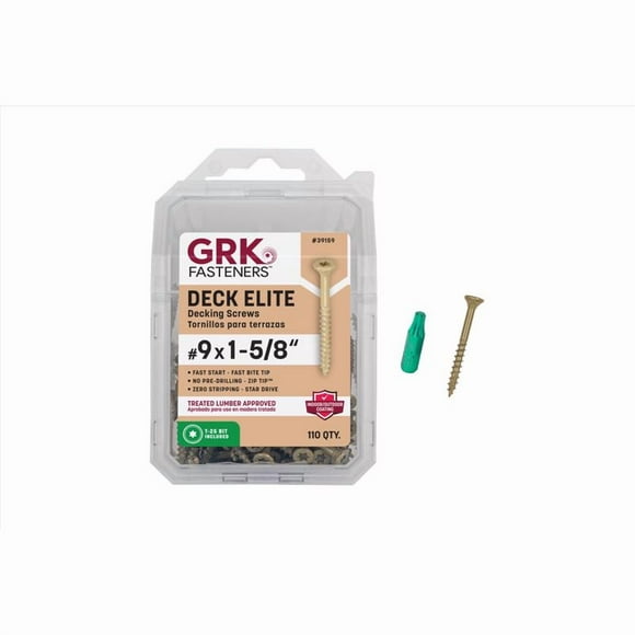 DCK SCRW STR1-5/8" 110PC(Pack of 1)