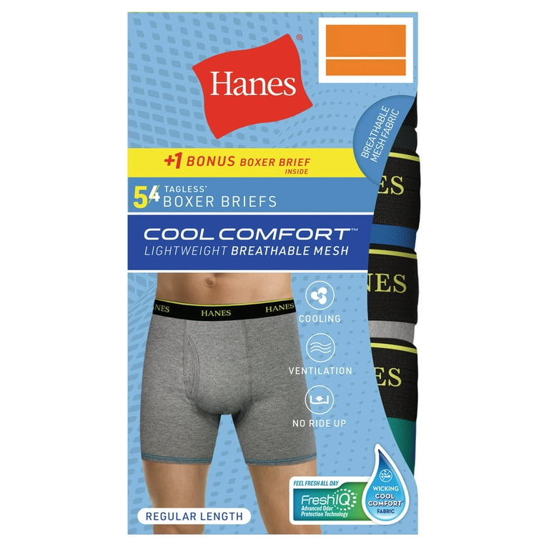 Men's Cool Comfort Mesh Boxer Brief, Pack