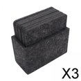 thumbnail image 1 of 3x 8 Piezas Posavasos Absorbentes Tapete para Tazas Caja de Almacenamiento Naufrage Le Mug Manteles Individuales de Vidrio para Cocina Comedor 3 piezas, 1 of 9