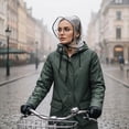 thumbnail image 5 of 6Pcs Rain Hat, Reusable Clear Waterproof Rain Caps for Women and Men(White Edge), 5 of 7