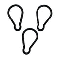 thumbnail image 4 of LOVIVER 3pcs Aluminum Camping Keychain Carabiner Spring Snap Hook Buckle Clip Black, 4 of 8