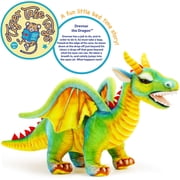 Drevnar the Dragon | 26 Inch Stuffed Animal Plush | By TigerHart Toys