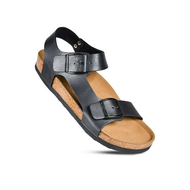 Rotosw - Rotosw Comfort Slides Soft Sandals with Adjustable Double Buckles Slip On Slide Sandal - Walmart.com - Walmart.com