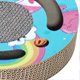 thumbnail image 5 of Cat Scratcher Pad Toy 3 In 1 Interactive Thickened Round Corrugated Kitten Scratching Toy With Bell Ball, 5 of 5