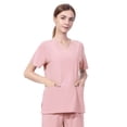 thumbnail image 3 of Uniforme de trabajo de médico, ropa de enfermera de manga corta, bata de hospital de belleza, ropa de lavado de quirófano de mujer, 3 of 6