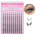 thumbnail image 1 of Extensiones de pestañas Yawamica Fairy Lash Clusters C Curly, 1 of 7