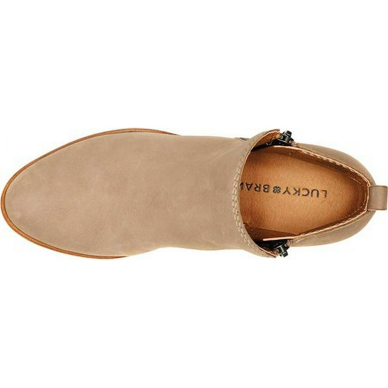 Lucky Brand Women s Basel Chinchilla Nude leather Low Cut Ankle