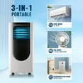 thumbnail image 3 of WANAI 4400 BTU SACC Portable Air Conditioner(8000 BTU), Built-in Dehumidifier & Fan Mode Cools up to 250 Sq.ft, 3 of 10