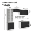 thumbnail image 3 of Cocina Integral Completa Armario de Vidrio Madesa Lux BN 04, 3 of 5