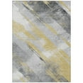 thumbnail image 2 of Addison Rugs Chantille Indoor/Outdoor Transitional Stripes Gold Washable Rectangle Rug, 8' x 10', 2 of 6
