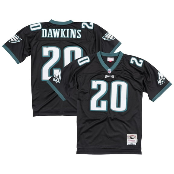 Men's Mitchell & Ness Brian Dawkins Black Philadelphia Eagles Legacy Replica Jersey