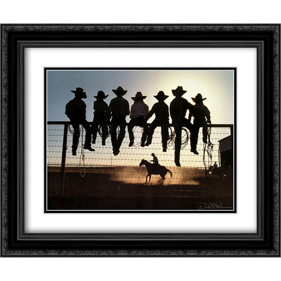 The Lesson 2x Matted 24x20 Black Ornate Framed Art Print by David R. Stoecklein