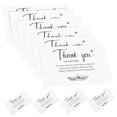 thumbnail image 4 of LRXIYODE 100Pcs Wedding Thank You Notes Thank You Cards Paper Rectangular Appreciation Message Writing 3.54X2.16X0.04in, 4 of 7