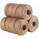 thumbnail image 1 of 3 cuerdas de cáñamo de 50 m, cuerda de yute natural de 3 mm, cordel de yute, cuerda de sisal, para manualidades, escalada, ancla, hamaca, náutica, rascador para gatos y remolcador., 1 of 5