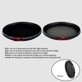 thumbnail image 4 of 2 a 400 Slim Fader de densidad variable de lente impermeable para cámara que proporciona un suave y 67 mm Yotijar Filtros de densidad neutra, 4 of 10