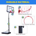 Outdoor Basketball Hoop Stand, Sesslife 7ft8.5ft Height Adjustable