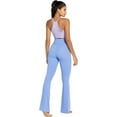 thumbnail image 2 of Flare Yoga Pants, Crossover Yoga Pants with Tummy Control, High-Waisted and Wide Leg, 2 of 6