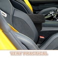 thumbnail image 4 of Funda para consola central de coche, funda para reposabrazos, cojín, decoración universal para camión, color negro, 4 of 6