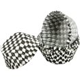 thumbnail image 2 of Black Checkered Cupcake Liners Baking Cups,Birthday Cake Decorations Party Supplies,100Pcs, 2 of 4