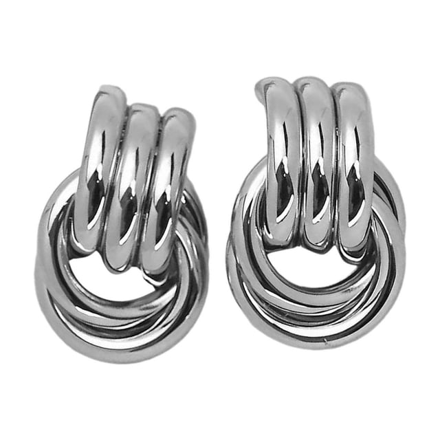 Golden Statement Irregular Hoop Earrings For Multilayer Dangle Drop Earrings Modern Abstract Geometric Design