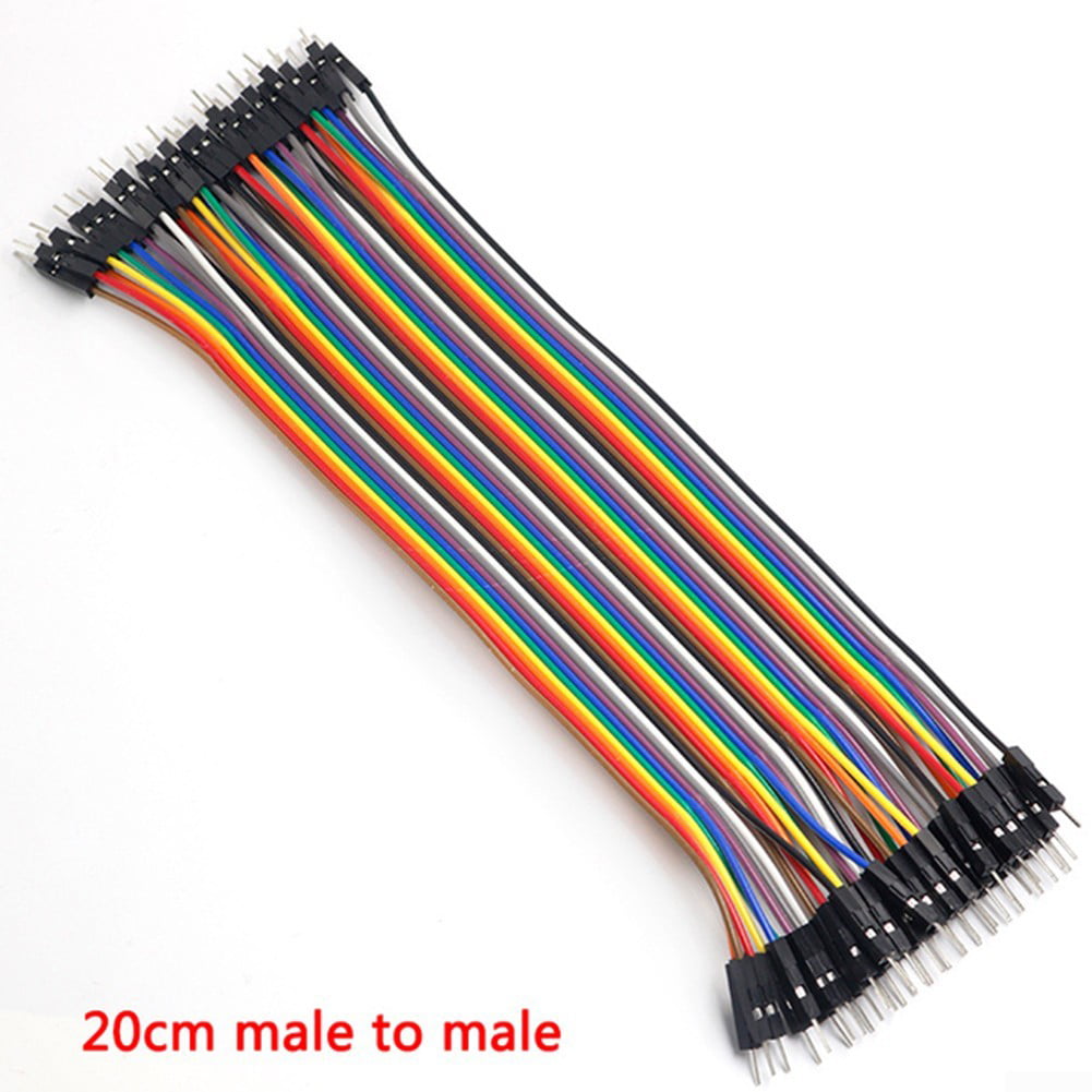 Dupont Wire Jumpercables 20cm 2.54MM Female to Female 1P-1P For Arduino 
