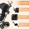 thumbnail image 4 of Costway 4-in-1 Adjustable Unisex Kids Tricycle, Metal and Plastic Black, 4 of 10