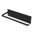 thumbnail image 1 of Wall Mounted Paper Towel Holder, Space-Saving Matte Black Design For Easy Installation, Heavy Duty Magnetic Construction For Wide Usage In Bathroom And Office (Color: Black), 1 of 5