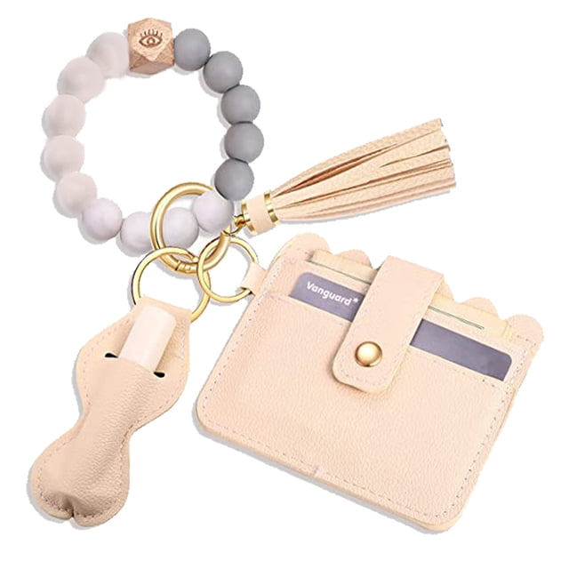 Pulsera de silicona con flecos y cordón para las manos Laklulu PU Card Pack