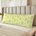thumbnail image 6 of Lsque Cute Frog3 Body Pillow Case Cover,Ultra-Soft Microfiber Bed Pillow Cases 20x54 inches,Elegant Bedding,Breathable Durable Pillow Cover with Envelope Closure, 6 of 8