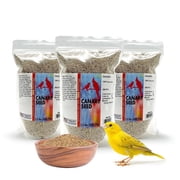 Angle View: Morning Bird Canary Seed – Nutritional Rich in Vitamins and Supplements for Birds – Ideal for Healthy Feathers and Strong Bones Seed for All Birds Type 4.5 lbs (3-Pack, 1.5 lbs Each)