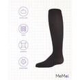thumbnail image 6 of MeMoi Textured Toes Ribbed Tights - Girls - Female, 12-14, Black, 6 of 12