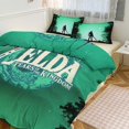 thumbnail image 6 of The Legend of Zelda Tears of The Kingdom 3 Pieces Bedding Set Double Sided Printing Soft Comforter Sets Decor Bedroom Gifts With 1 Duvet Cover 2 Pillowcases, 6 of 8