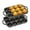 Pre-Seasoned Black-12-Cup Regular-2 Pack, variant on Pre-Seasoned Black Cast Iron Muffin Pan+Mini Loaf Pans Baking Set