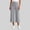 #348-Gray, variant on TaTaai Women's 3/4 Length Pants for Women Solid Color Elastic Waist Yoga Capris with Pockets for Daily All Season Gift