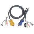 thumbnail image 2 of 6FT KVM CABLE W/ MIC/AUDIO SUPPORT - CS1732/34/54/58, 2 of 2