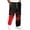 Red, variant on GrmtClth Plus Size Sweatpants For Men Halloween Pumpkin Bat All Over Print Cuffed Joggers Adjustable Drawstring Waist Side Pockets Holiday Casual Athletic Trousers Blue L