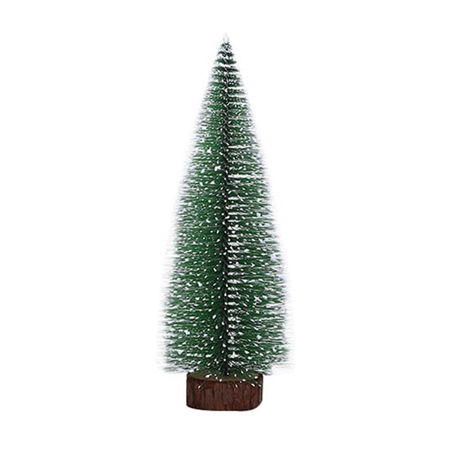 30uds. Árbol de Navidad de cedro blanco, cepillo para botellas reutilizable, árboles, decoración del hogar (10 cm)
