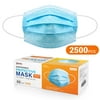 2500 pcs Kids Youth Children 3ply Disposable Face Mask
