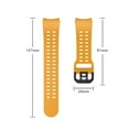 thumbnail image 4 of Dwitch Soft Sport Band Compatible with Samsung Galaxy Watch 6 40, 20mm Silicone Waterproof No Gap Watch Bands Fit for Samsung Galaxy Watch 6 40,Breathable Silicone Wristband Men Women,Mint, 4 of 7