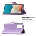 thumbnail image 2 of Feishell Samsung A53 Case 5G Butterfly Embossed Pattern Premium Leather Wallet Cover Flip Stand Card Slots Holder Magnetic with Wrist Strap Case for Samsung Galaxy A53 5G, Purple, 2 of 8