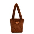 thumbnail image 5 of 2024 Otoño e Invierno Nuevo Bolso de Felpa de Alto Valor Cubo Bolso de Hombro Portátil de Gran Capacidad Bolso de Axila Femenino, 5 of 5